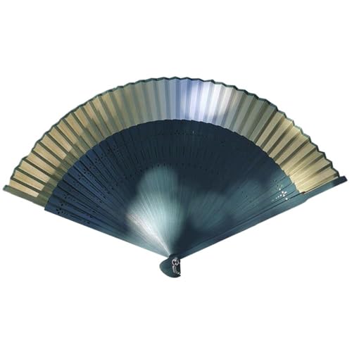 LZYWOD Tragbarer kleiner faltbarer Fächer aus Seidenstoff, Tanzfächer, Bambus, Farbwechsel, Sommer LZYWOD Tragbarer kleiner faltbarer Fächer aus Seidenstoff, Tanzfächer, Bambus, Farbwechsel, Sommer von LZYWOD