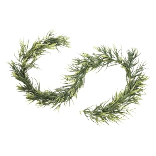Weihnachtsgirlande Norfolk-Kiefer, echte Weihnachtsgirlande, realistisch künstlich für den Tisch, Mann, Grün, künstliche Norfolk-Kiefer von LZYWOD