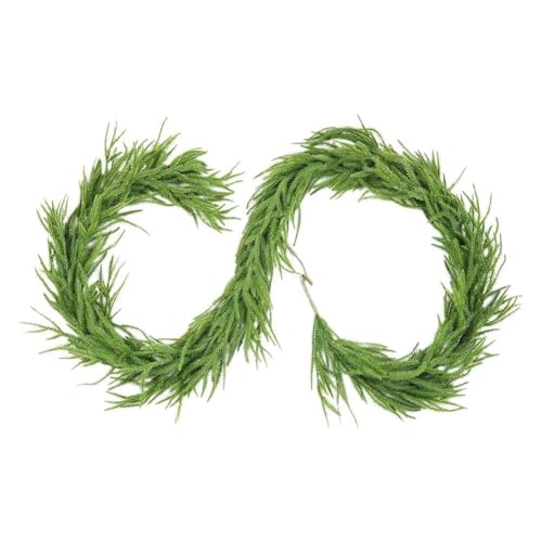 Weihnachtsgirlande Norfolk-Kiefer, echte Weihnachtsgirlande, realistische künstliche Norfolk-Kiefer für Tisch, Mann Grün Weihnachtsgirlande Norfolk-Kiefer, echte Weihnachtsgirlande, realistische künstliche Norfolk-Kiefer für Tisch, Mann Grün von LZYWOD