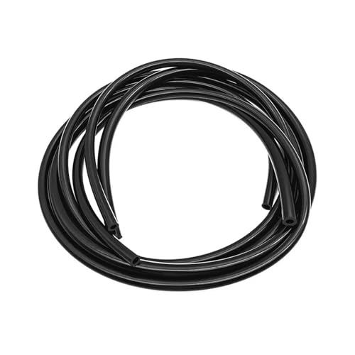 1 m schwarzer Silikonschlauch, flexibler Gummischlauch, 1 2 4 5 6 7 8 9 10 11 12 14 16 25 mm, flexibler weicher Silikonschlauch(OD 4xID 2mm) von LZZYFPX