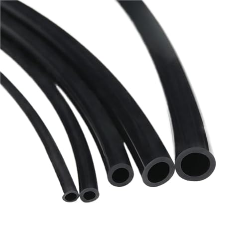 3/5/M Silikonschlauch Lebensmittelqualität Gummischlauch Schwarz Flexible Aquarium Luftbewässerungsrohre Wasseranschluss Gartenschläuche(5 meters,ID 20mm x OD 24mm) von LZZYFPX