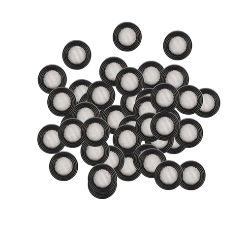 Dichtung O-Ring Schlauchdichtung Duschfilter Flache Gummischeibe mit Filternetz for Wasserhahn Tülle Gummidichtungen Badezimmer Duschhahn(50Pcs) von LZZYFPX