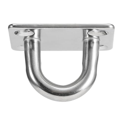 LZZYFPX Wandmontierte Hakenschlaufe Augplatte Schaukeln Hebering Schraube Bewegungswiderstand Aufhängung mit Hardware-Zubehör(M5X2PCS) von LZZYFPX