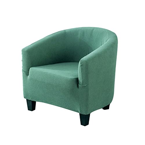 LZstrong Stretch Sesselbezug, Sesselüberwurf Sesselhusse, Jacquard Elastisch Sesselschoner, Club Chair Schonbezug Für Clubsessel Loungesessel Cocktailsessel (Green,1 Pcs) von LZstrong