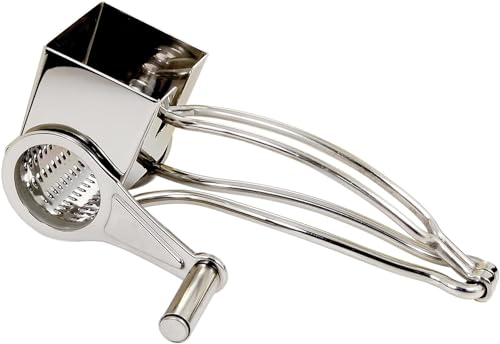 La Bonne Graine - Käsemühle - Edelstahl - 1 Trommel für Gruyère - Hohe Qualität - 25 x 11,5 x 10, 5 cm, Grau von La Bonne Graine