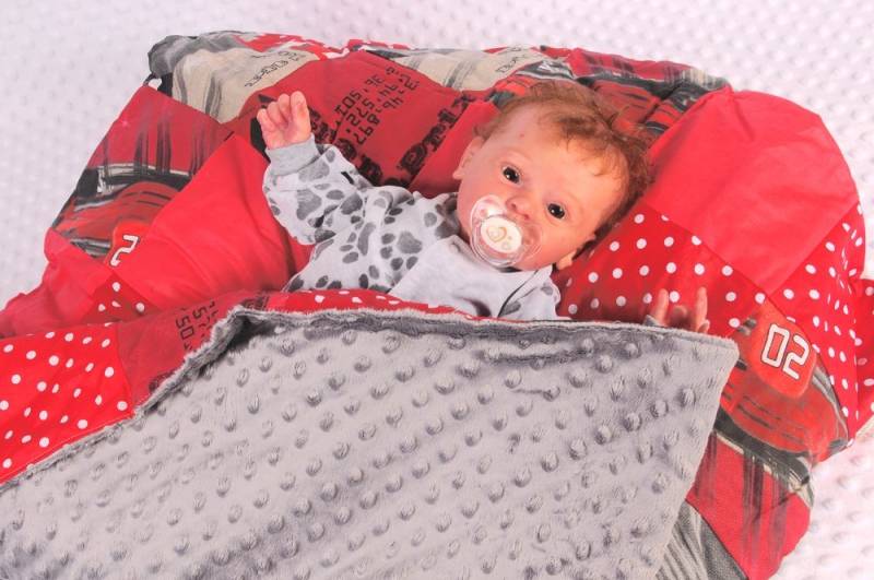 Babydecke Decke Babydecke Wagendecke 100x75cm für Wiege Kinderwagen Babybett, La Bortini von La Bortini