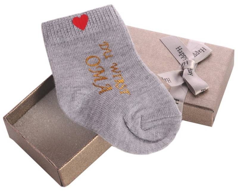 La Bortini Geschenkbox Geschenkbox und Socke mit Ankündigung La Bortini Geschenkbox Geschenkbox und Socke mit Ankündigung von La Bortini