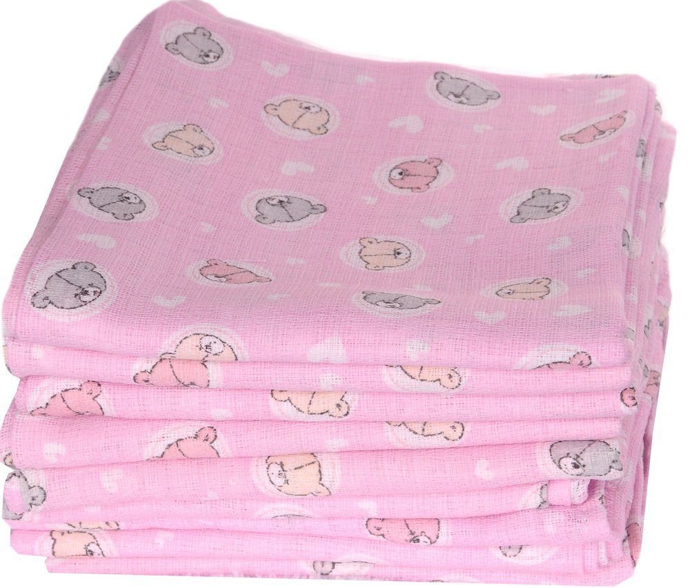 La Bortini Spucktuch 10 Stück Tücher Baby Mullwindeln Babywindeln Mulltücher Stoffwindeln La Bortini Spucktuch 10 Stück Tücher Baby Mullwindeln Babywindeln Mulltücher Stoffwindeln von La Bortini