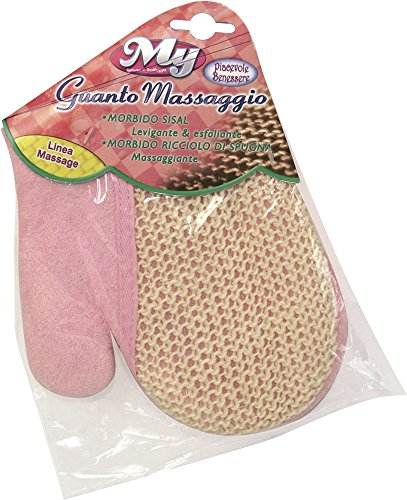 Briancasa Massagehandschuh Sisal & Spuna, Rosa, UNICA von La Briantina