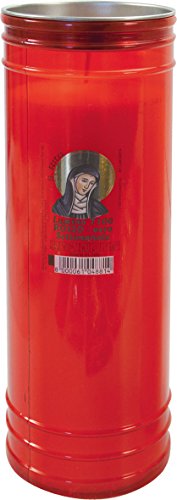 La Briantina Cero Votivfriedhof 100T S. Rita Kerzen, Paraffin, Wochendauer 7 Tage, Rot, 25 x Ø 8 cm La Briantina Cero Votivfriedhof 100T S. Rita Kerzen, Paraffin, Wochendauer 7 Tage, Rot, 25 x Ø 8 cm von La Briantina