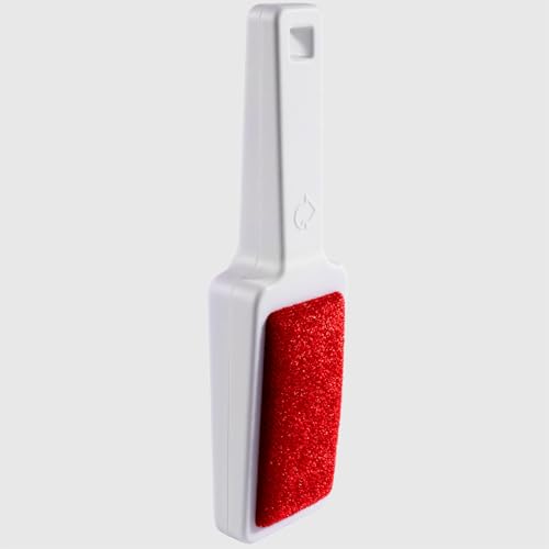 La Briantina Amable Plus Fusselrasierbürste, doppelseitig, aus Samt – entfernt Fussel, Staub und Haare von Kleidung und Textilien – mit Richtungsanzeige – 23,5 x 6,5 cm von La Briantina
