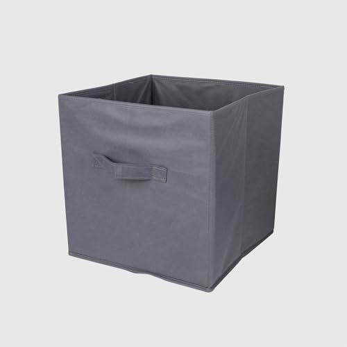 La Briantina Aufbewahrungsbox 30 x 30 x 30 cm, stabiler Rahmen aus Karton – ideal für Spielzeug, Kleidung und Accessoires – Verwendung Schublade für Schränke und Regale – mit Griff – Grau oder Beige La Briantina Aufbewahrungsbox 30 x 30 x 30 cm, stabiler Rahmen aus Karton – ideal für Spielzeug, Kleidung und Accessoires – Verwendung Schublade für Schränke und Regale – mit Griff – Grau oder Beige von La Briantina