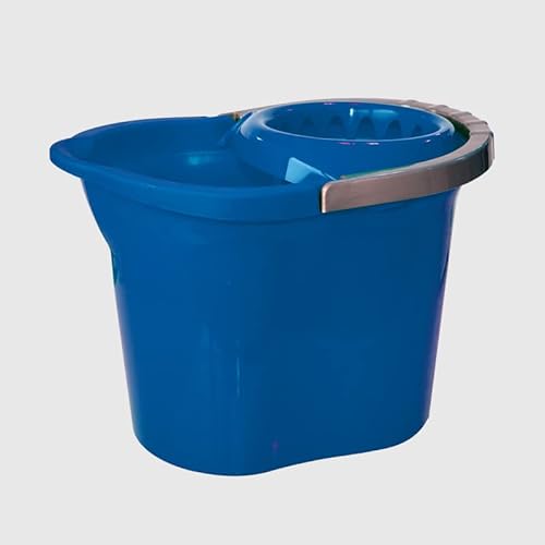La Briantina Bodenschrubber Eimer mit Auswringer, Kunststoff, 11 Liter, blau von La Briantina