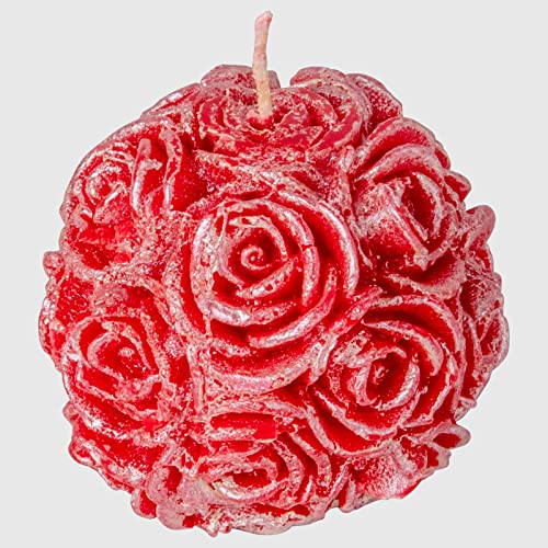 La Briantina Dekorative Rosenkugel Perlmutt, Durchmesser 8 cm, Farbe Rot La Briantina Dekorative Rosenkugel Perlmutt, Durchmesser 8 cm, Farbe Rot von La Briantina