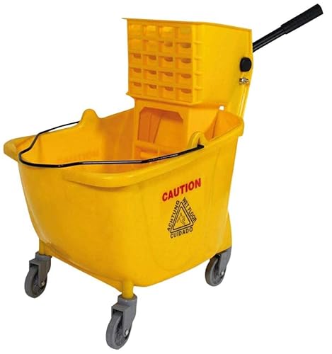 La Briantina Professioneller Reinigungswagen mit Rollpresse CAR06215A, 32 Liter Eimer mit Rollen La Briantina Professioneller Reinigungswagen mit Rollpresse CAR06215A, 32 Liter Eimer mit Rollen von La Briantina