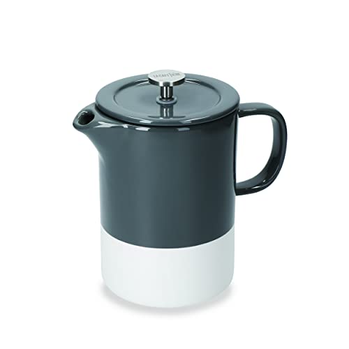 La Cafetière Cool Grey Ceramic Cafetière Barcelona Cool Grey Keramik, 850 ml, Grau von La Cafetière