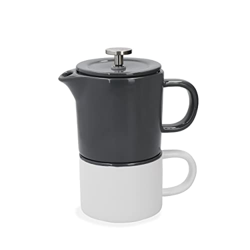 La Cafetière Barcelona Cool Grey Keramik, 400 ml von La Cafetiere