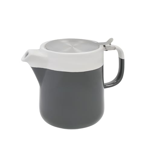 La Cafetière Barcelona Cool Grey Keramik-Teekanne, 1,2 l (4 Tassen) von La Cafetiere