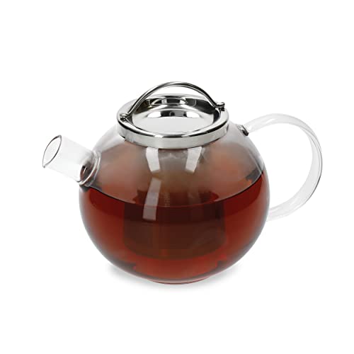 La Cafetière Darjeeling Teekanne aus Glas mit Edelstahl-Teesieb, 1 Liter von La Cafetiere