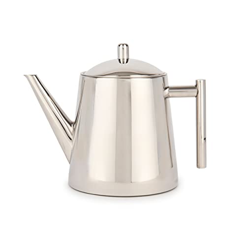 La Cafetière LCTP1500 Edelstahl-Teekanne, 1,5 l, 8 Tassen (silberfarben) von La Cafetiere