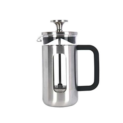 La Cafetière Pisa Kaffeebereiter aus Edelstahl, für 3 Tassen, silberfarben, in Geschenkverpackung, Silber von La Cafetière