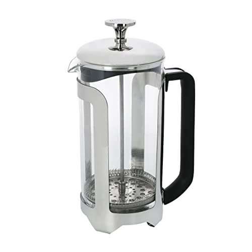La Cafetière Roma Kaffeebereiter aus Edelstahl, 8 Tassen, silberfarben, in Geschenkverpackung, Silber von La Cafetière