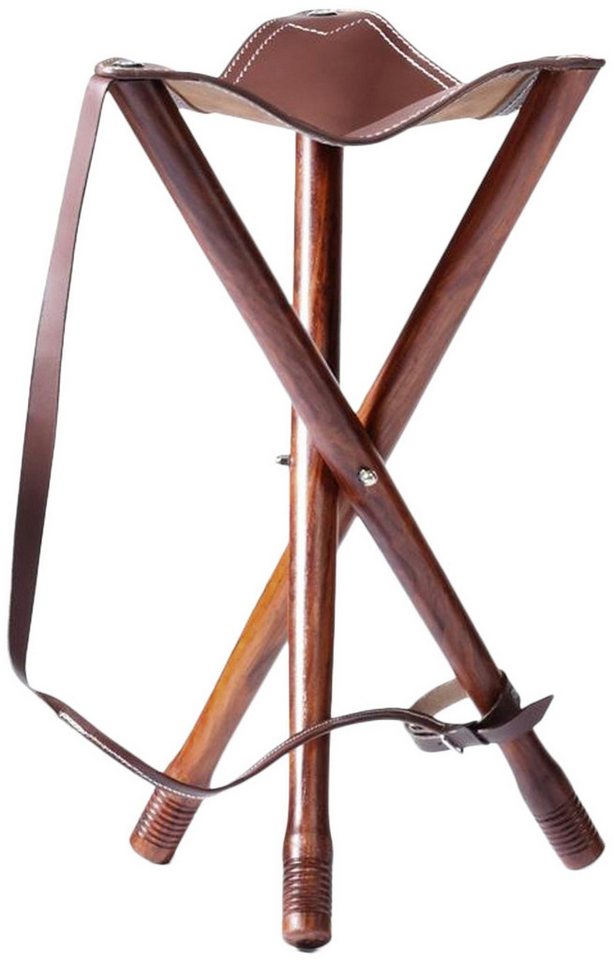 La Chasse® Klappstuhl Dreibein-Ansitzstuhl Höhe 55 cm Camouflage Jagdstuhl Sitzstuhl klappba von La Chasse