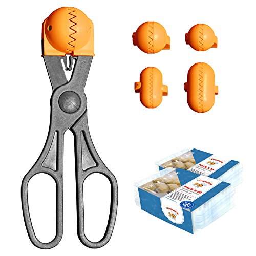 La Croquetera Mehrzweck-Formen in Orange, 4 austauschbare Teigformen + Konservierungspack, 100% Spanisch: patentiert, 1 Werkzeug + 40 Tabletts von La Croquetera