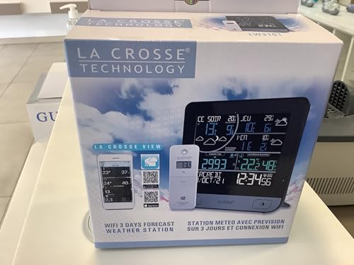 La Crosse Technology - LW3101 Wetterstation WLAN mit 3-Tage-Vorhersage – Silber La Crosse Technology - LW3101 Wetterstation WLAN mit 3-Tage-Vorhersage – Silber von La Crosse Technology