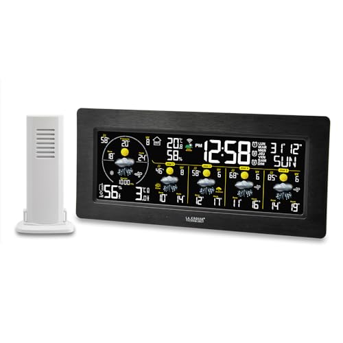 La Crosse Technology - SW404 Wetterstation J+4 mit WLAN-Verbindung - Schwarz von La Crosse Technology