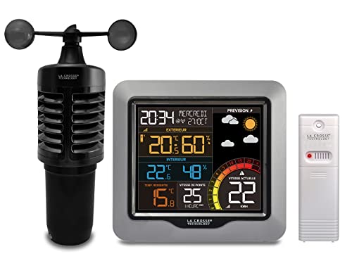 La Crosse Technology - WS6861 Farbige Wetterstation mit Windmesser - Silber La Crosse Technology - WS6861 Farbige Wetterstation mit Windmesser - Silber von La Crosse Technology