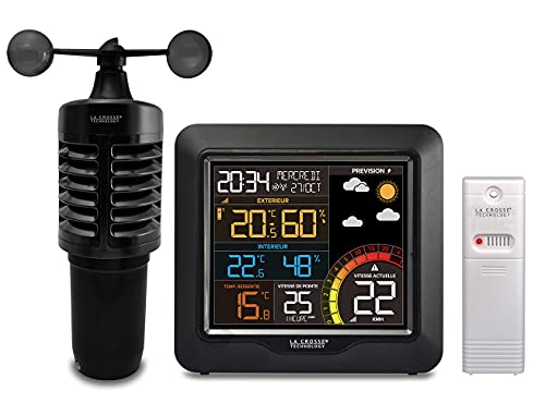 La Crosse Technology - WS6861 Wetterstation bunt mit Windmesser - schwarz von La Crosse Technology