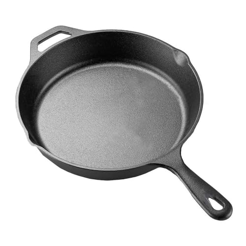 La Cuisine Bratpfanne aus Gusseisen, 25 cm, mit Vorbehandlungsbeschichtung, ideal für den Innen- und Außenbereich, PFOA-frei, ofenfest La Cuisine Bratpfanne aus Gusseisen, 25 cm, mit Vorbehandlungsbeschichtung, ideal für den Innen- und Außenbereich, PFOA-frei, ofenfest von La Cuisine for life