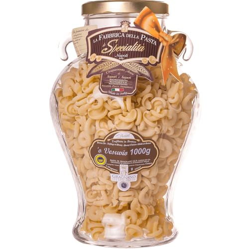 La Fabbrica della Pasta di Gragnano Amphora Vase 'Orcio' 5 Lt Glas, Klassisch, Einfarbig, Unbehandelt, Trompete, Vase von La Fabbrica della Pasta di Gragnano