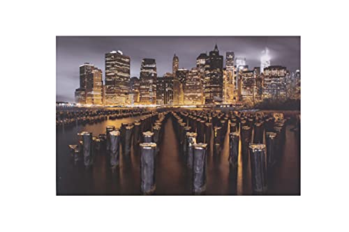 La Finesse Canvas NY Skyline | Leinwand Skyline Von New York | 80x120cm von La Finesse
