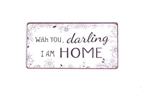 La Finesse Dekorativer Kühlschrankmagnet für Hause, When You Darling, I Am Home, 5 cm x 10 cm von La Finesse