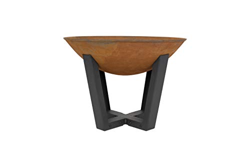 La Hacienda Feuerschale Icarus Klein Ø56cm - Feuerschalen für den Garten - Feuerstelle Outdoor & Feuertonne - Feuerschale mit Opt. Grillrost aus hochwertigem Cortenstahl - 56x56x40cm La Hacienda Feuerschale Icarus Klein Ø56cm - Feuerschalen für den Garten - Feuerstelle Outdoor & Feuertonne - Feuerschale mit Opt. Grillrost aus hochwertigem Cortenstahl - 56x56x40cm von La Hacienda