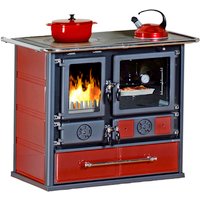 La Nordica-Extraflame® Holzherd »Rosa«, 6,5 kW, mit Sichtscheibe - grau von La Nordica-Extraflame®