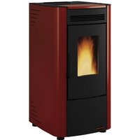 La Nordica-Extraflame® Pelletofen »Ketty«, 6,5 kw, WiFi-fähig, BxHxT: 45,6 x 88,4 x 50,7 cm - rot von La Nordica-Extraflame®