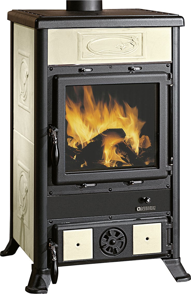 LaNordica Kaminofen ROSELLA R1 Kachelverkleidung panna 88 kW von La Nordica