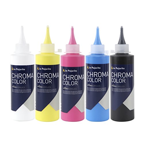 Die Fliege 119095 C primären Chroma Soft Body, 200 ml, Set von 5 von La Pajarita