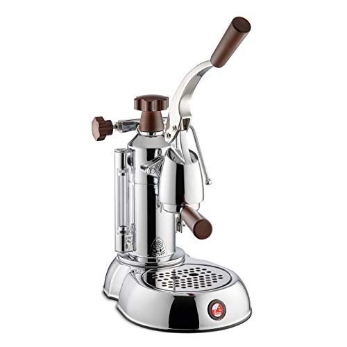 La Pavoni Lever Handle Coffee Maker with a Capacity of 0.8l from Smeg Stradivari Europiccola Lusso LPLSTH01EU, Steel von La Pavoni