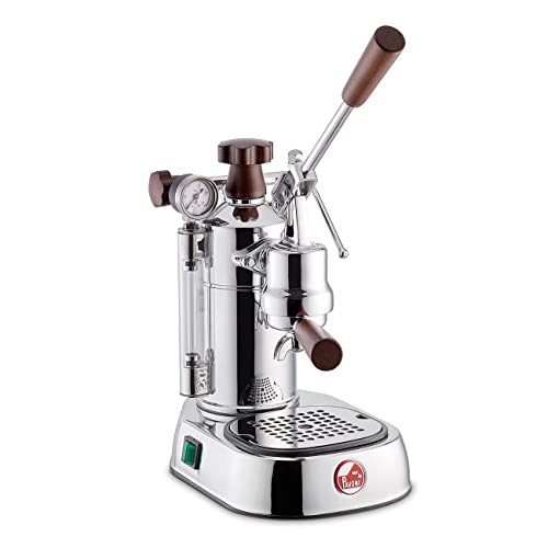 La Pavoni Lever Handle Coffee Maker with a Capacity of 1.6l from Smeg Professional Lusso LPLPLH01EU, Steel von La Pavoni