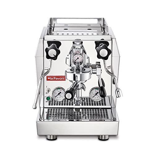 La Pavoni Semi-Professional Coffee Maker with a Capacity of 1.8l from Smeg Evoluzione Botticelli LPSGEV01EU, Steel von La Pavoni
