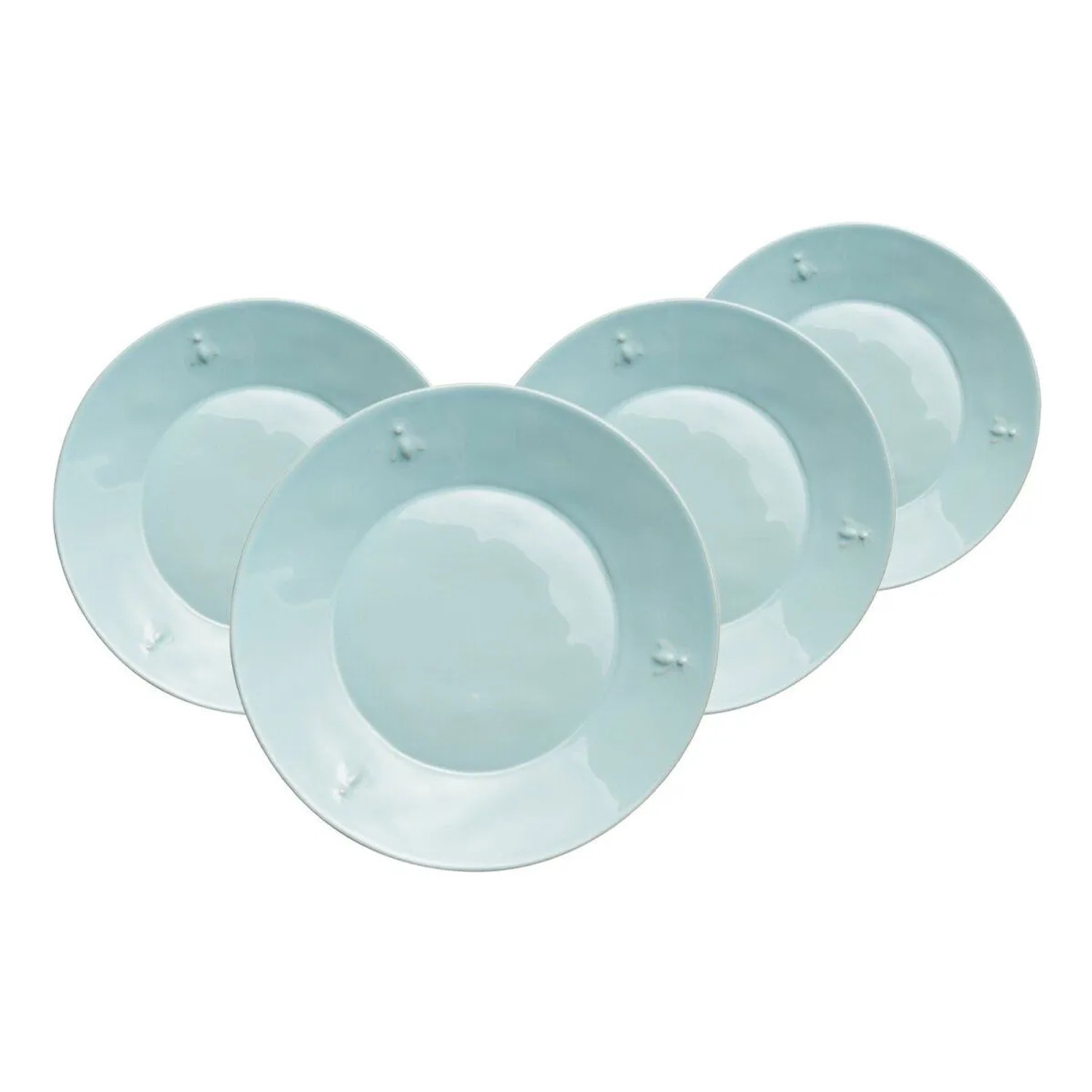 La Rochère Biene Abeille Dessertteller 21 cm 4er Set Blau La Rochère Biene Abeille Dessertteller 21 cm 4er Set Blau von La Rochère