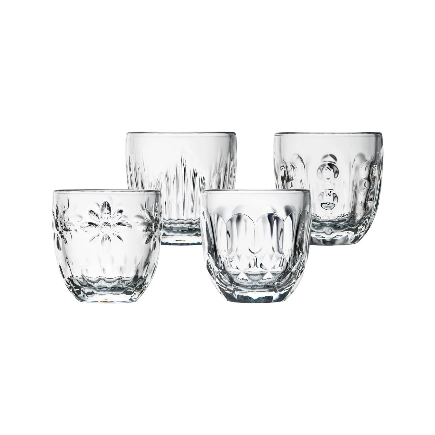 La Rochère Espressogläser Facetten 4er Set 100 ml La Rochère Espressogläser Facetten 4er Set 100 ml von La Rochère