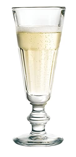 La Rochère Sektglas Perigord Klar 160 ml - 6 Gläser - schöne Champagner Gläser mit eleganten Touch Prosecco Gläser , Sekt-Kelch spülmaschinengeeignet von La Rochère