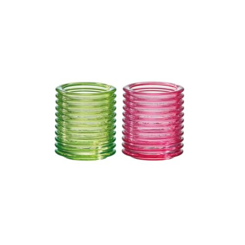 La Rochère Set/ 2 Tealight Buzz Kiwi-Raspberry La Rochère Set/ 2 Tealight Buzz Kiwi-Raspberry von La Rochère
