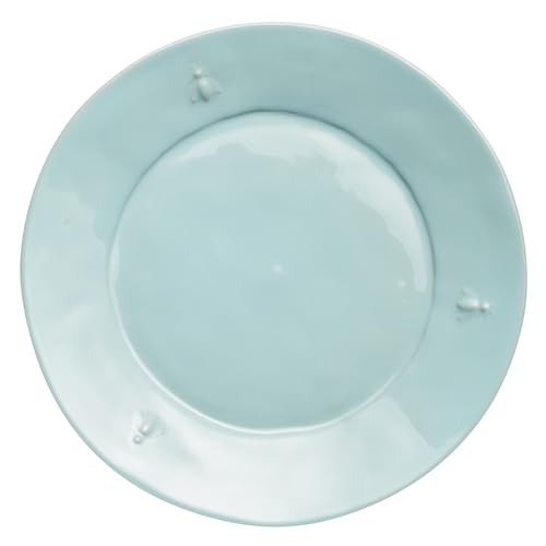 La Rochère Servierteller Keramik Abeille Biene Blau Ø 274 mm - 4er Set von La Rochère