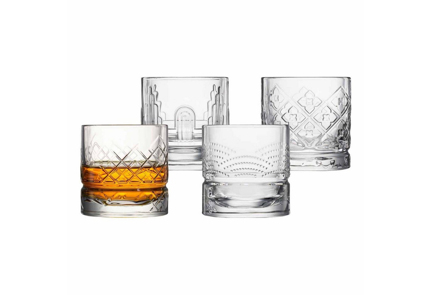 La Rochere Whiskyglas Dandy Whiskybecher 300 ml 4er Set, Glas von La Rochere